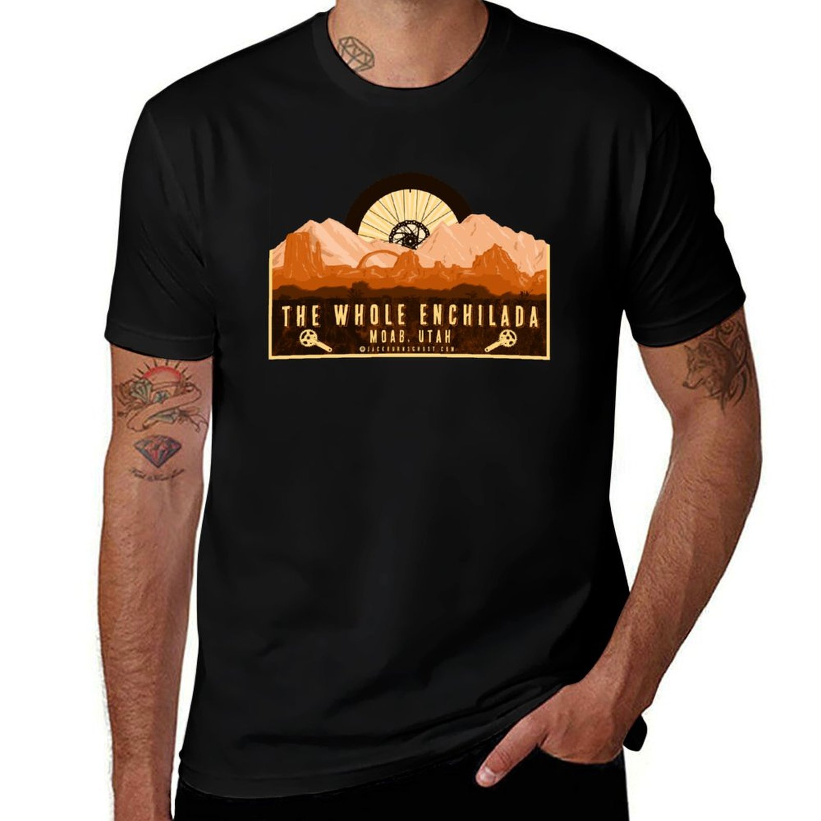 Mountain Biking Moab - Camiseta Whole Enchilada Mountain Bike Trail