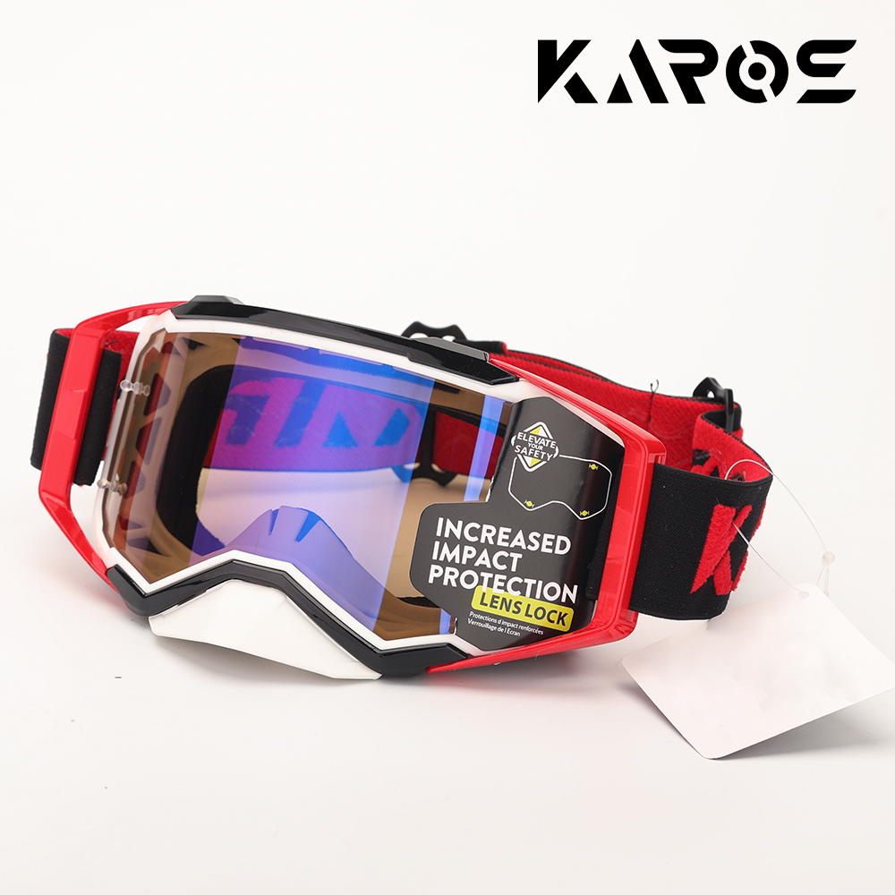 Óculos de Motocross Karos UV40 - Mountain Biking Helmet avaliação e preço