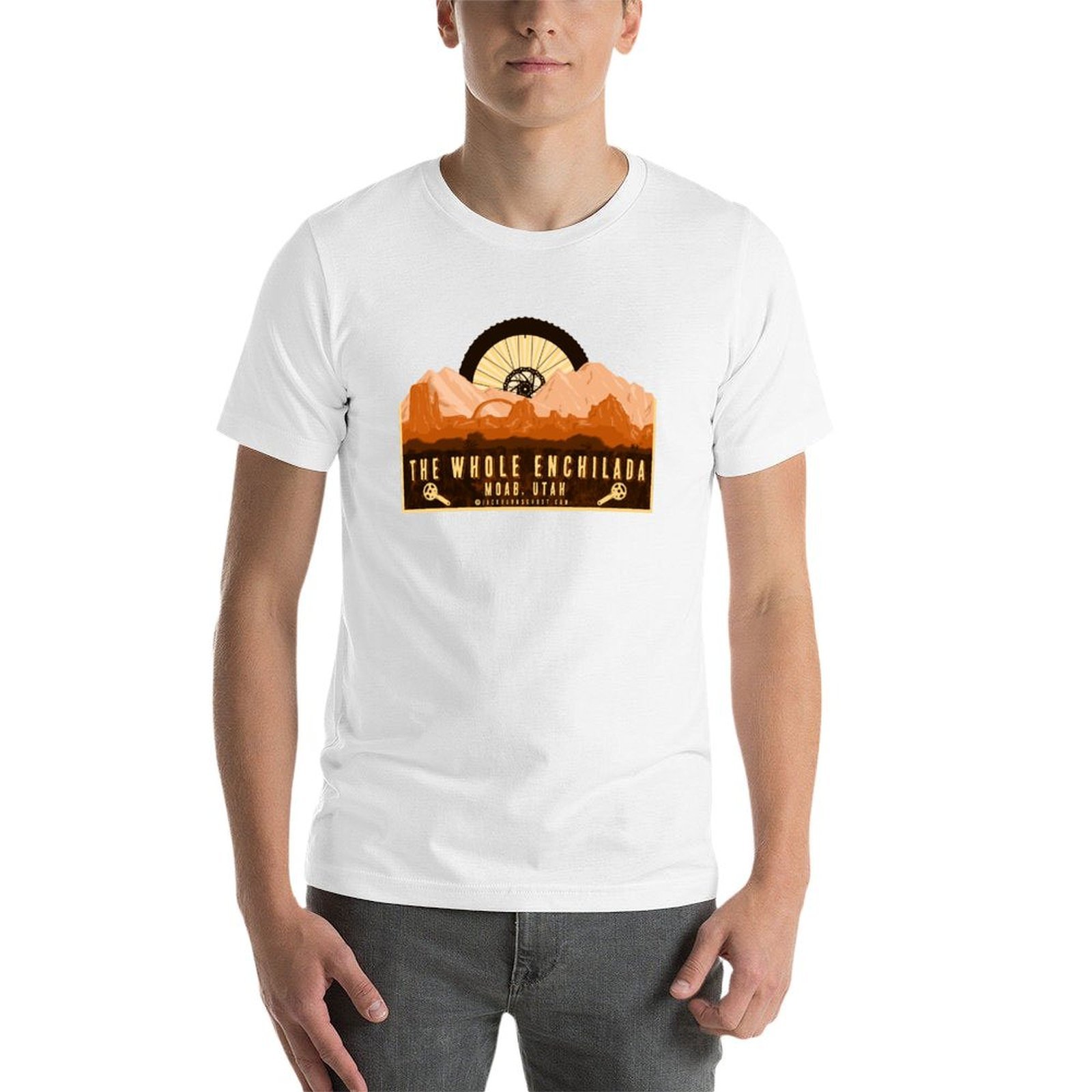 Camiseta masculina Whole Enchi - Mountain Biking Moab avaliação e preço