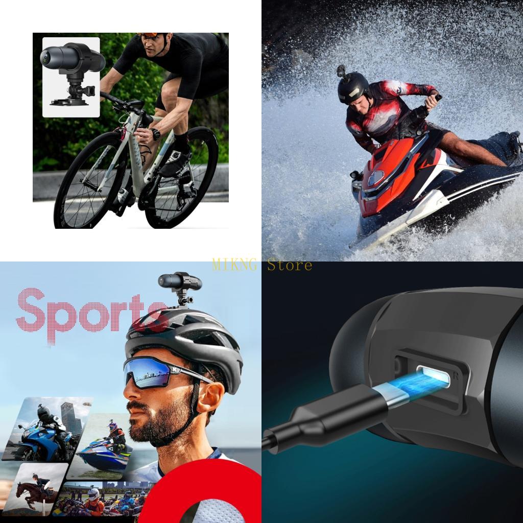 4k câmera ação ao ar livre mou - Mountain Biking Helmet avaliação e preço