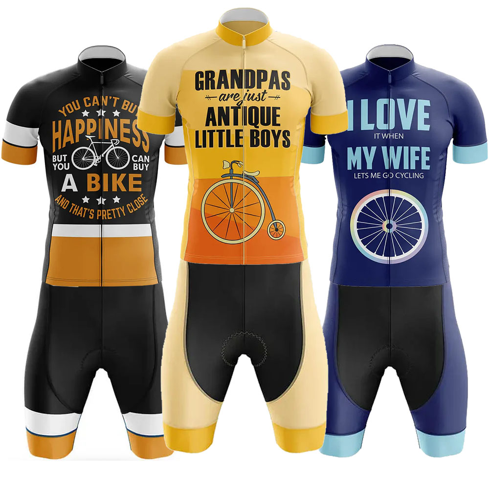 Vovôs roupas de ciclismo unifo - Mountain Biking Outfit avaliação e preço