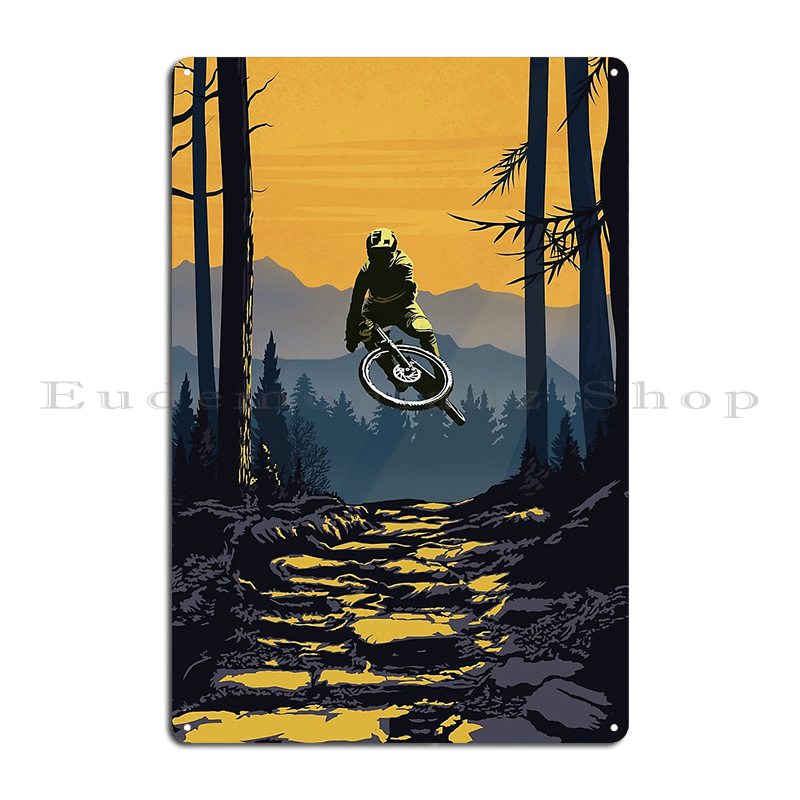 Retro Estilo Metal Sinais de D - Mountain Biking Europe avaliação e preço