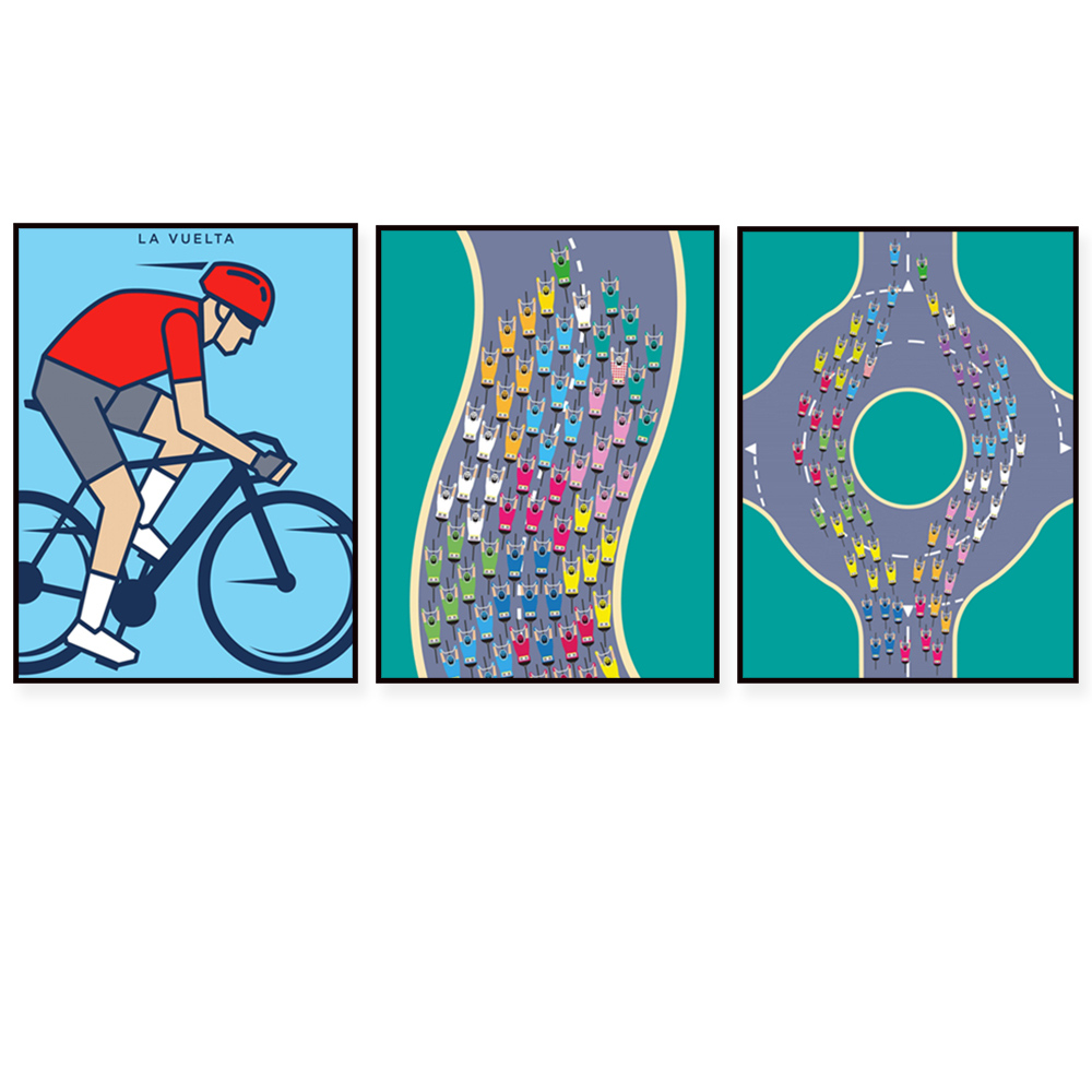 Pôster Decorativo de Mapa de R - Mountain Biking Europe avaliação e preço