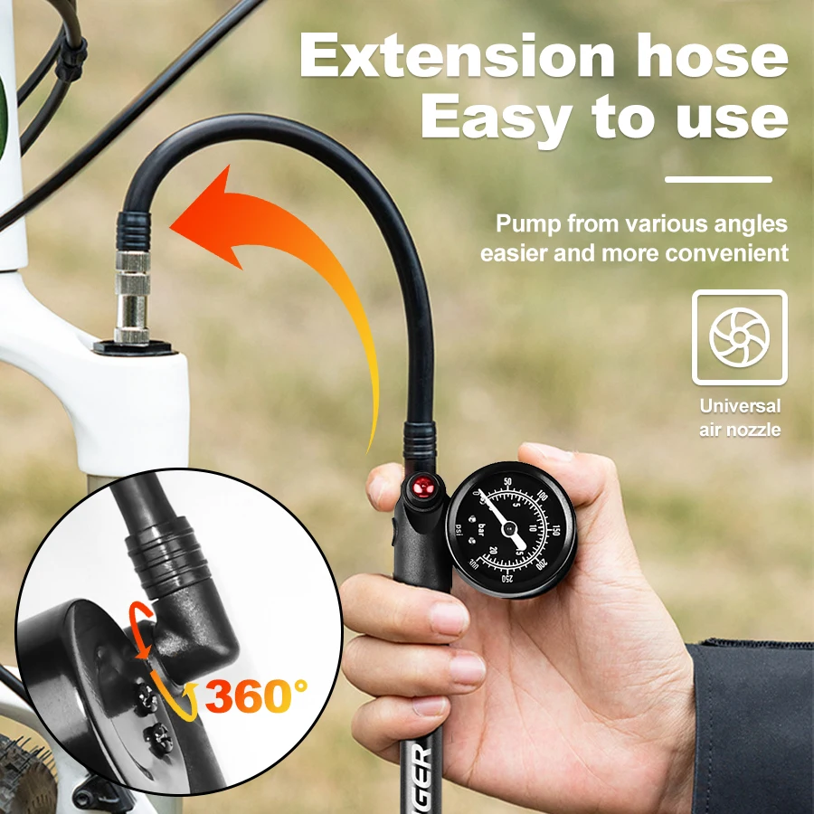 X-TIGER 300psi bomba de ar de  - Shock Pump Suspension avaliação e preço