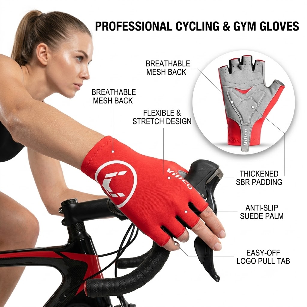 Luvas de Ciclismo Masculinas e - Mountain Biking For Fitness avaliação e preço